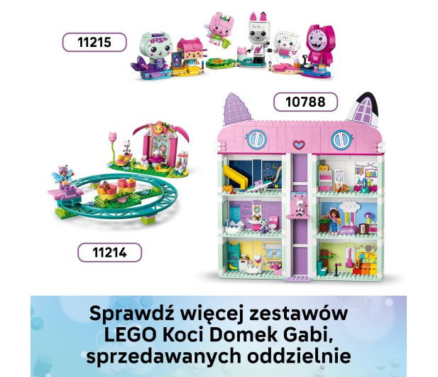 LEGO KOCI DOMEK GABI 11212 Domek w ogrodzie Wróżkici - 1547384 - zdjęcie 4
